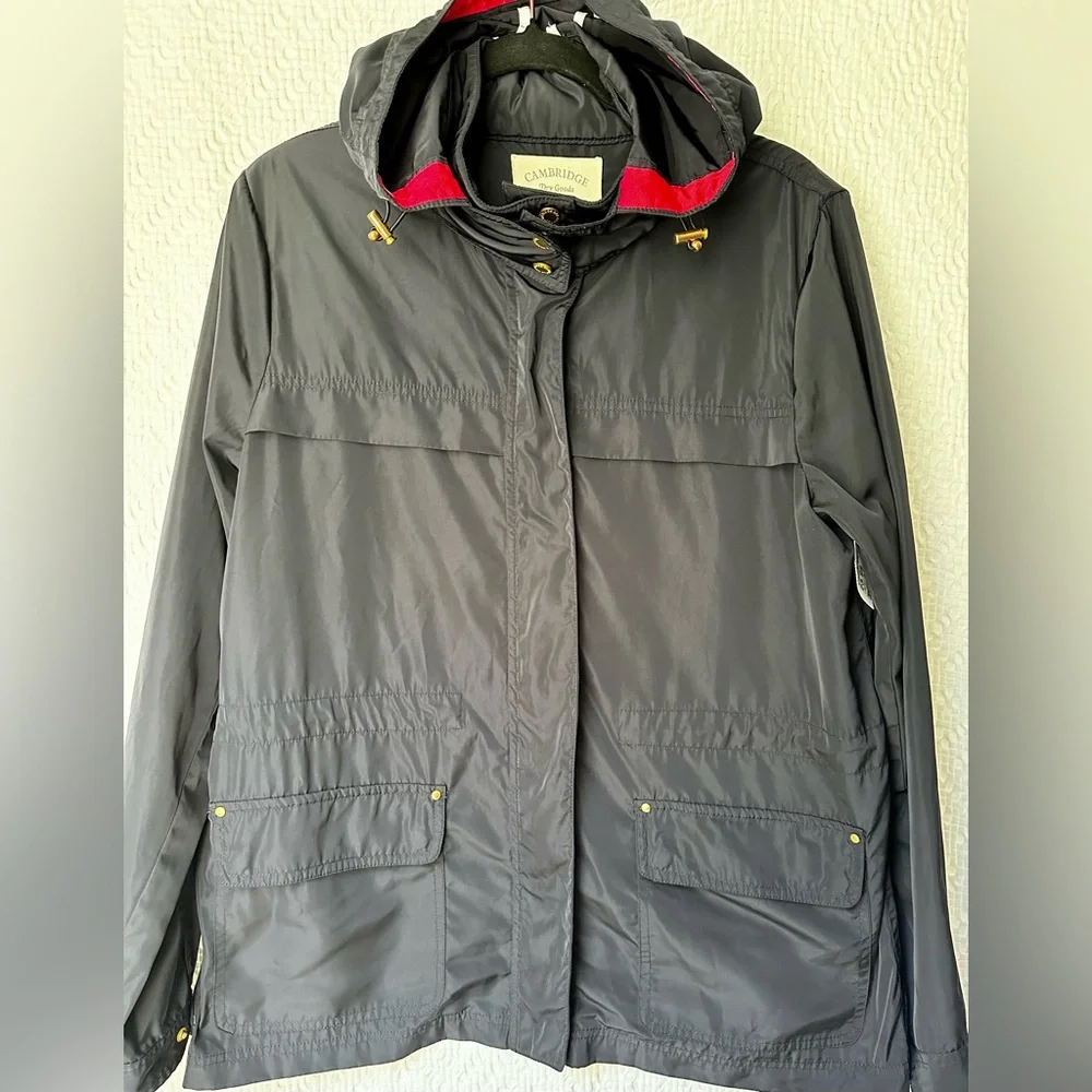 Cambridge Dry Good Soft Shell Utility Jacket in  w/ Pink Ribbon Detail SZXL
